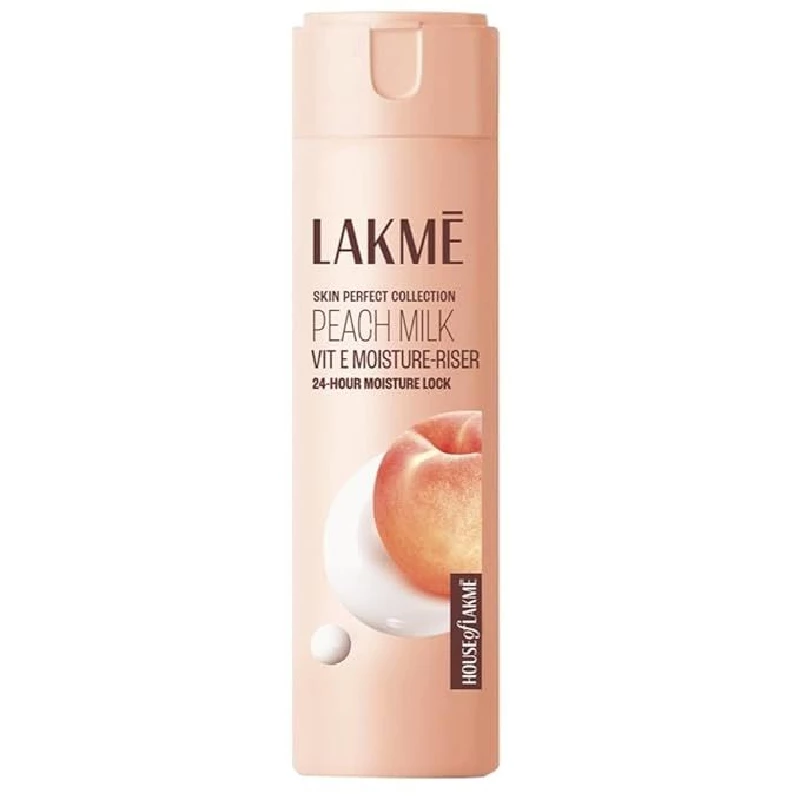 Lakme Peach Milk Moisturizer Body Lotion, 200 ml-1.webp